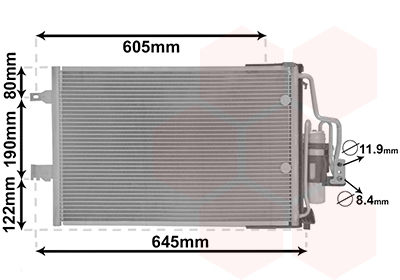 VAN WEZEL Klímahűtő 37005369_VW