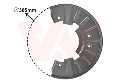 VAN WEZEL Terelőlemez / féktárcsa 5846371_VW