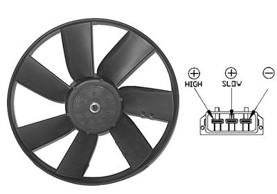 VAN WEZEL Ventilátor, vízhűtő 5880744_VW