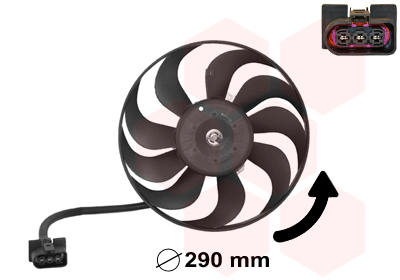 VAN WEZEL Ventilátor, vízhűtő 5888745_VW