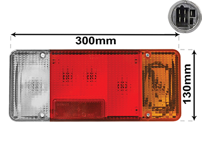 VAN WEZEL Hátsó lámpa 2810926_VW