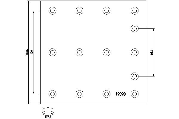 TEXTAR Fékpofa 1909002_TEXTAR