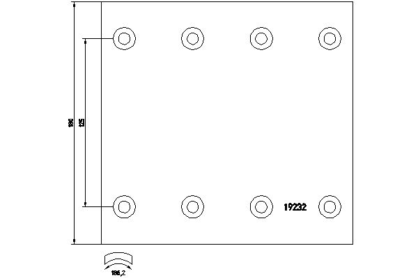 TEXTAR Fékpofa 1923201_TEXTAR