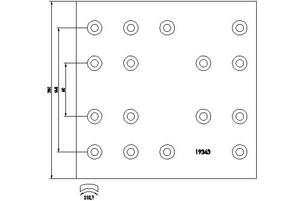 TEXTAR Fékpofa 1934302_TEXTAR