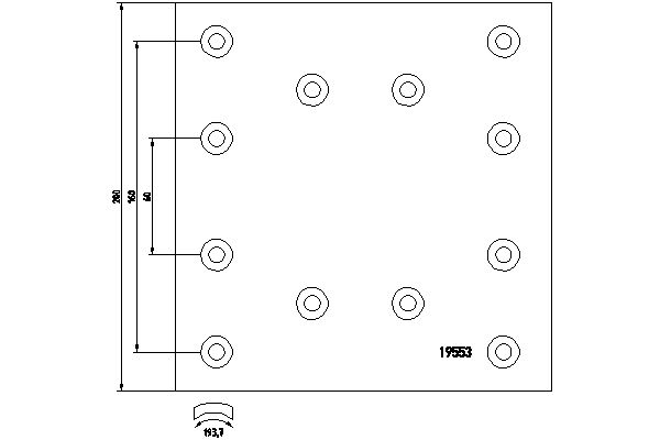 TEXTAR Fékpofa 1955301_TEXTAR