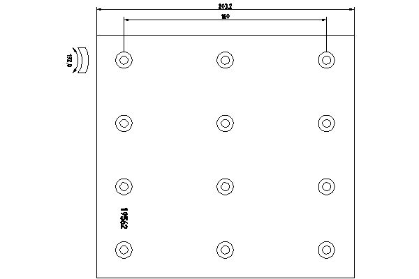 TEXTAR Fékpofa 1956202_TEXTAR