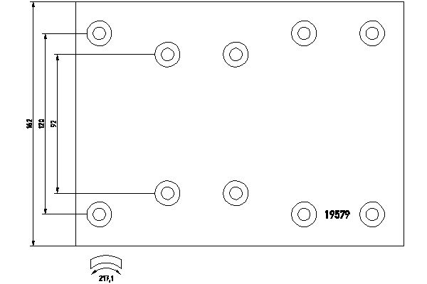 TEXTAR Fékpofa 1957901_TEXTAR