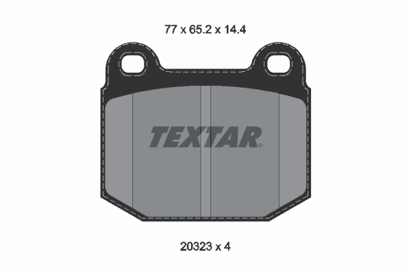 TEXTAR Első fékbetét 2032306_TEXTAR