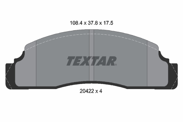 TEXTAR Első fékbetét 2042202_TEXTAR