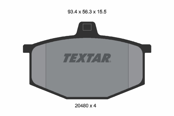 TEXTAR Első fékbetét 2048002_TEXTAR