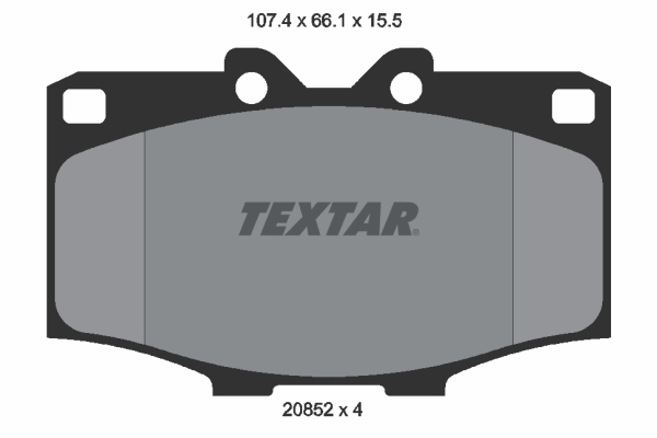 TEXTAR Első fékbetét 2085201_TEXTAR