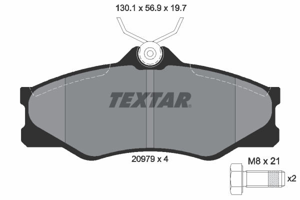 TEXTAR Első fékbetét 2097904_TEXTAR