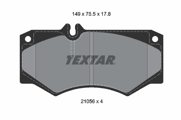 TEXTAR Első fékbetét 2105601_TEXTAR