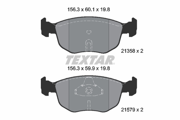 TEXTAR Első fékbetét 2135803_TEXTAR