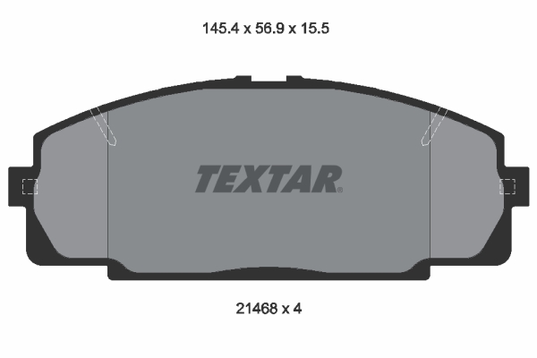 TEXTAR Első fékbetét 2146801_TEXTAR