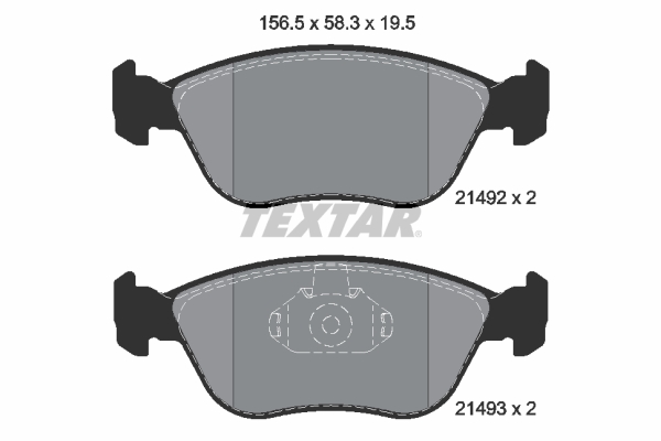 TEXTAR Első fékbetét 2149201_TEXTAR