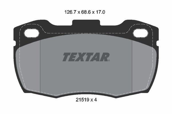 TEXTAR 2151902_TEXTAR Első fékbetét