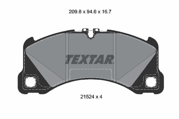 TEXTAR Fékbetét, mind 2152401_TEXTAR