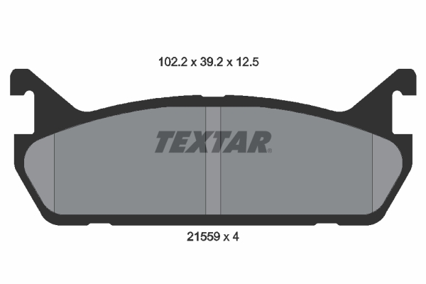 TEXTAR Hátsó fékbetét 2155901_TEXTAR