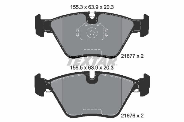 TEXTAR Első fékbetét 2167703_TEXTAR