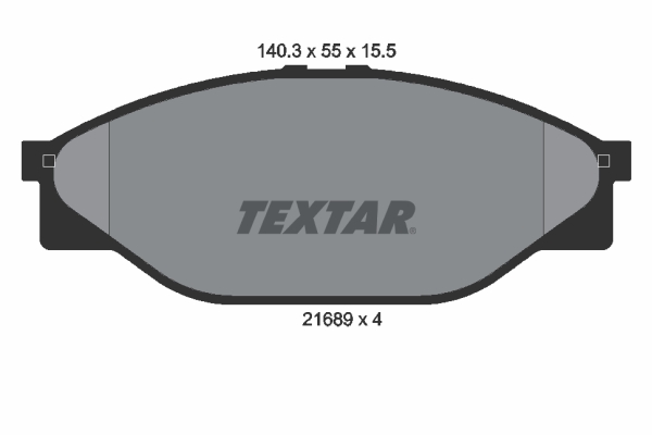 TEXTAR Első fékbetét 2168901_TEXTAR