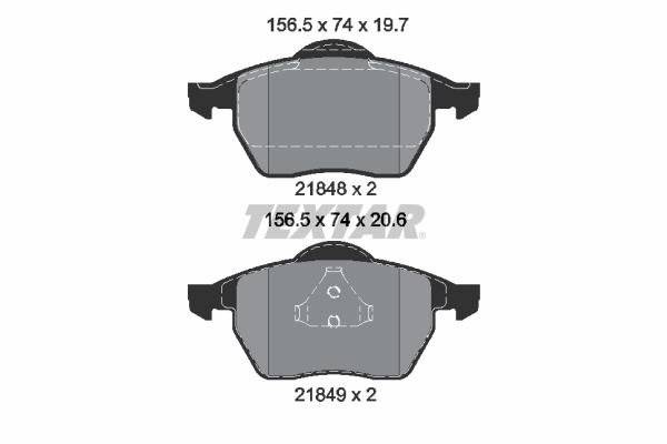 TEXTAR Első fékbetét 2184802_TEXTAR