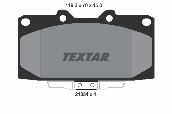 TEXTAR Első fékbetét 2185401_TEXTAR