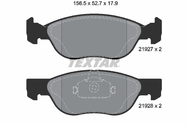 TEXTAR Első fékbetét 2192703_TEXTAR