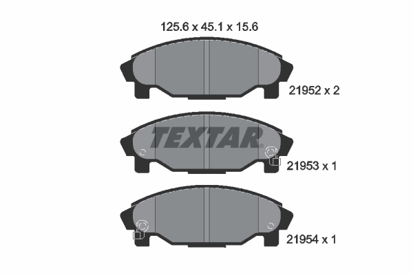 TEXTAR Első fékbetét 2195202_TEXTAR