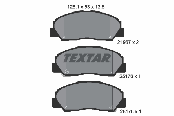 TEXTAR Első fékbetét 2196701_TEXTAR