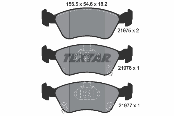 TEXTAR Első fékbetét 2197502_TEXTAR