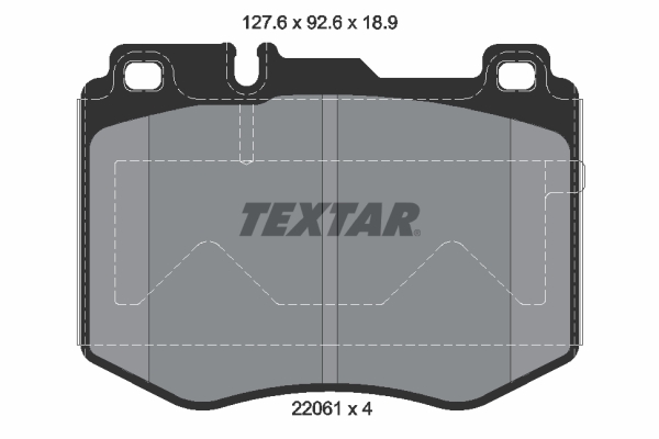 TEXTAR Első fékbetét 2206101_TEXTAR