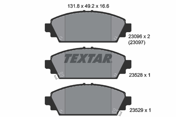 TEXTAR Első fékbetét 2309601_TEXTAR