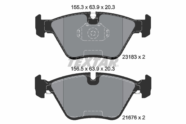 TEXTAR Első fékbetét 2318302_TEXTAR