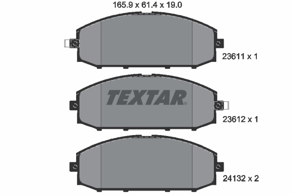 TEXTAR Első fékbetét 2361101_TEXTAR