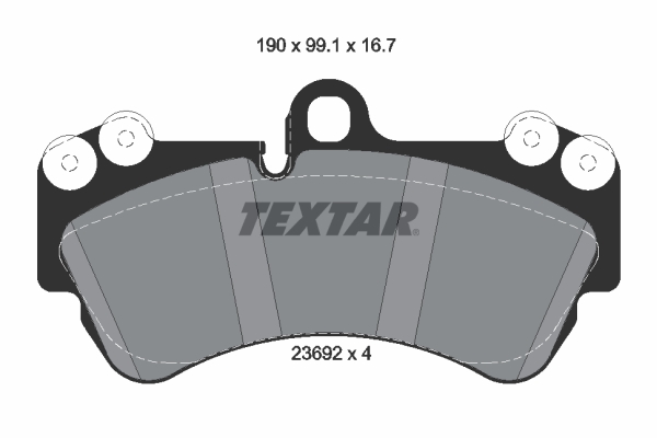 TEXTAR Első fékbetét 2369202_TEXTAR