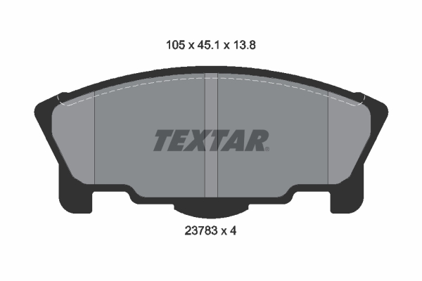 TEXTAR Első fékbetét 2378301_TEXTAR