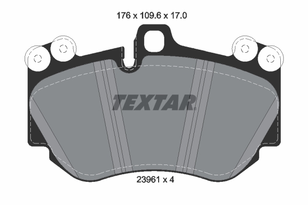 TEXTAR Első fékbetét 2396101_TEXTAR