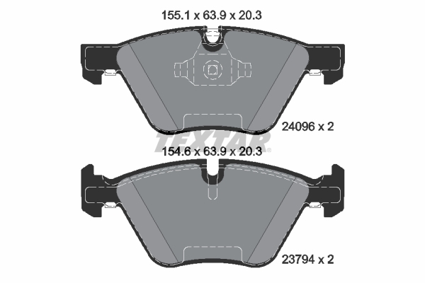 TEXTAR Első fékbetét 2409601_TEXTAR