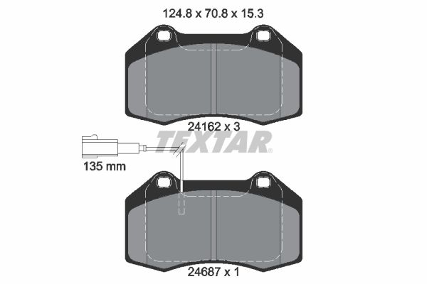 TEXTAR Első fékbetét 2416202_TEXTAR