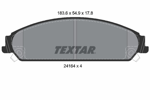 TEXTAR Első fékbetét 2416401_TEXTAR