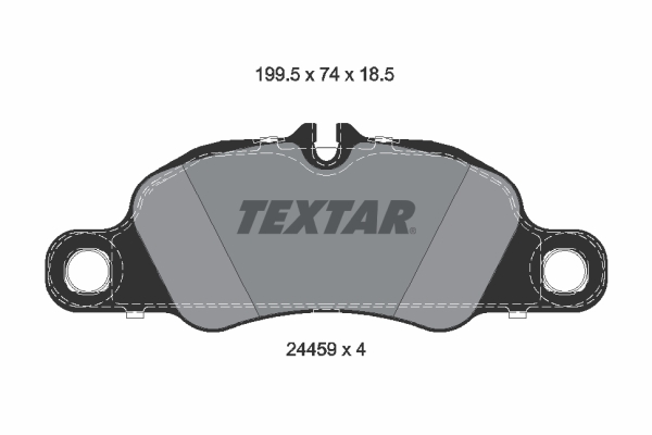 TEXTAR Első fékbetét 2445901_TEXTAR