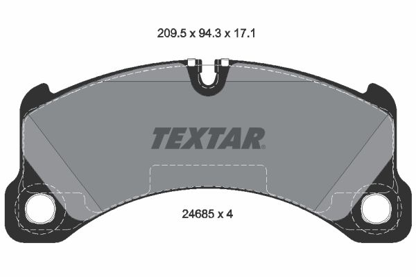 TEXTAR Első fékbetét 2468501_TEXTAR