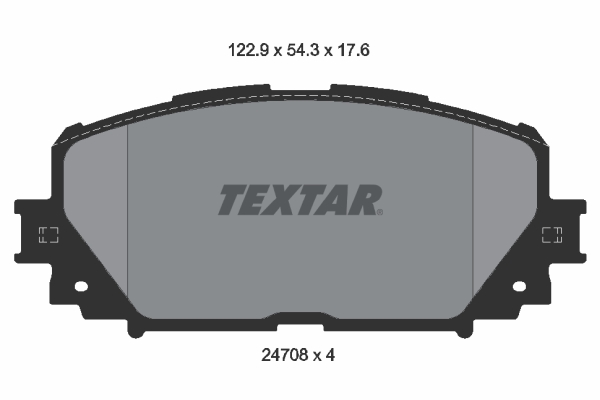 TEXTAR Első fékbetét 2470801_TEXTAR