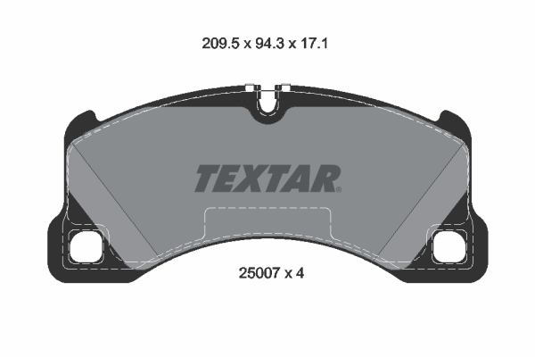 TEXTAR Első fékbetét 2500701_TEXTAR