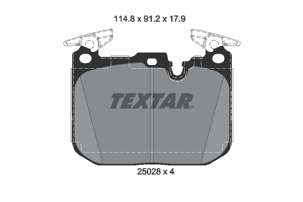 TEXTAR Első fékbetét 2502805_TEXTAR