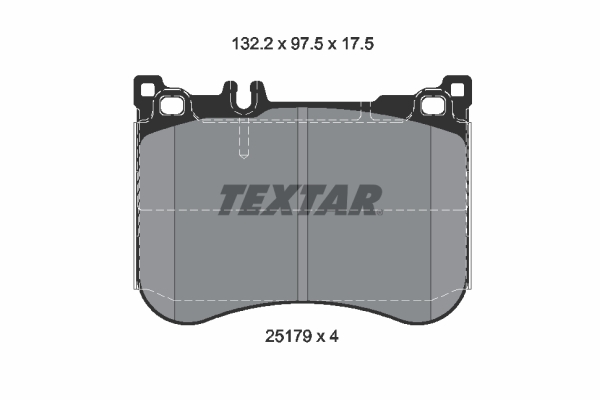 TEXTAR Első fékbetét 2517903_TEXTAR