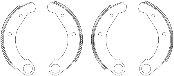 TEXTAR Fékpofa 83000200_TEXTAR