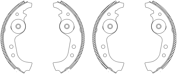 TEXTAR Fékpofa 83005900_TEXTAR