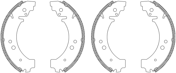 TEXTAR Fékpofa 83029100_TEXTAR